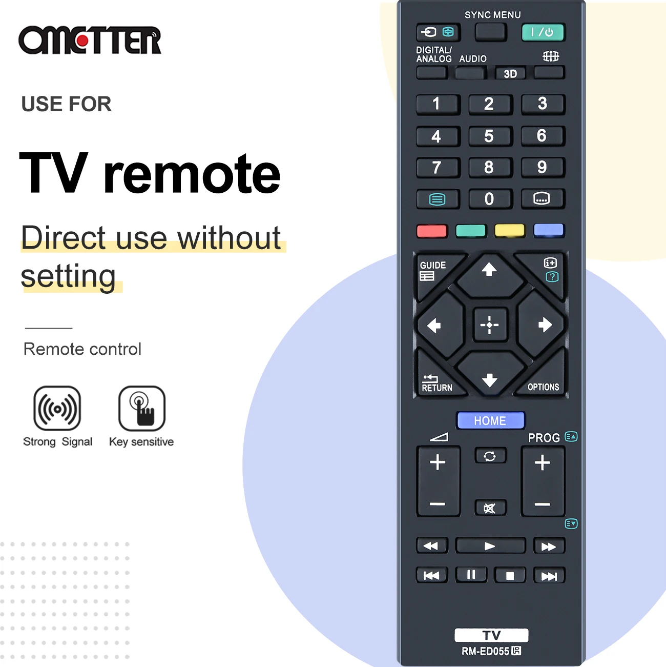 

RM-ED055 замена пульта дистанционного управления подходит для Sony светодиодный LCD TV RM ED055