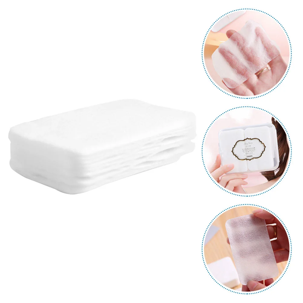 

200 Pcs Silk Cotton Pad Pads for Cleaning Boxed Face Linters Makeup Remover