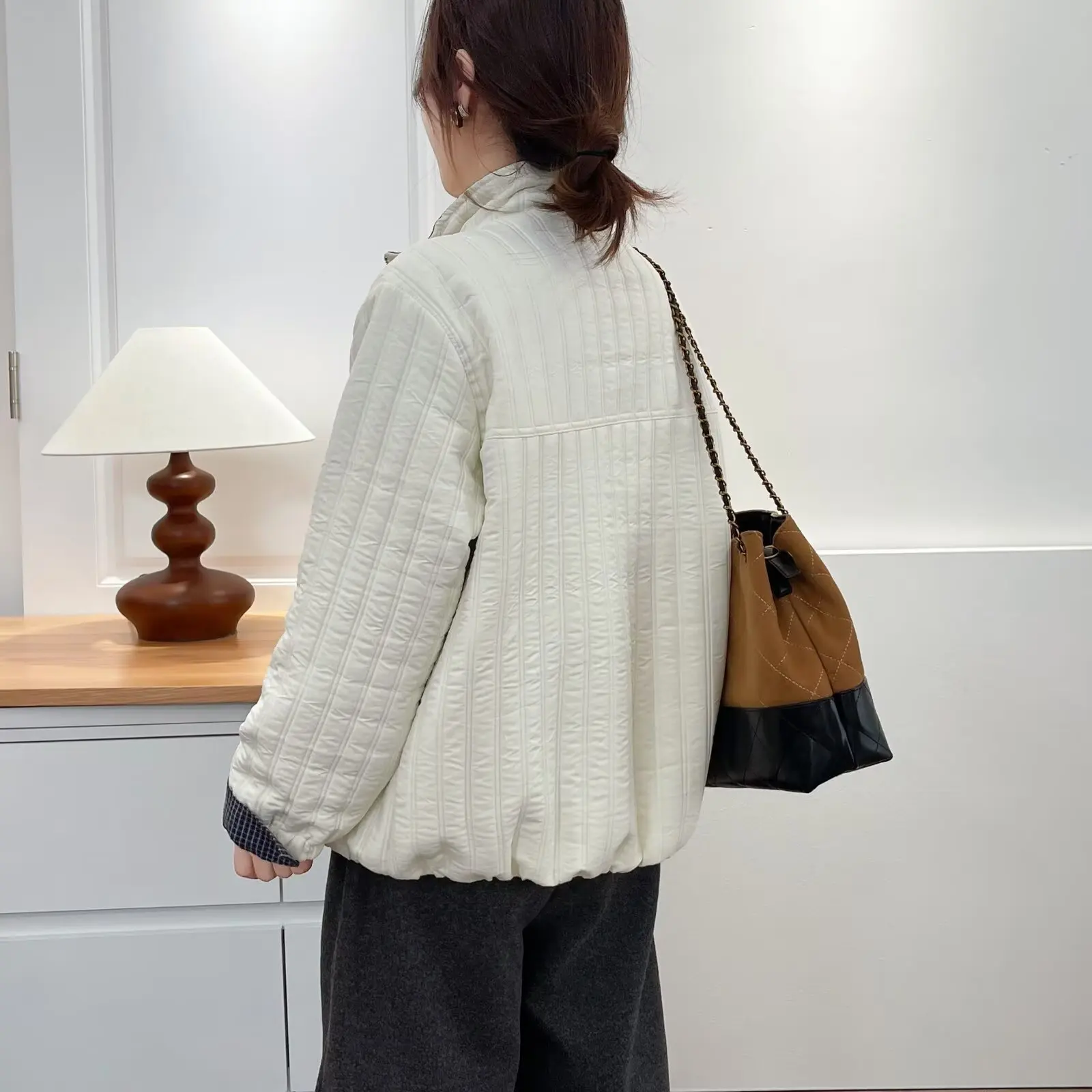 XXXXL Fashion Plus Size Women's Parkas 2025 Winter New Korean Style Thickened Fake two-piece Padded Jacket Warm Coat 936