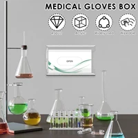 Acrylic Glove Storage Box Transparent Wall Mounted Labor Protecte Glove Display Box Multipurpose Glove Dispenser for Hotel Home 2