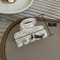 5.5cm Long Acetate Hair Crabs Red Hair Clips for Girls＆Women Tie up Hair Accessories New korean Fashon - Image 6