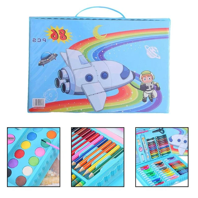 Kids Portable Watercolor Kit Coloring Toy For Boy Girl Picture Coloring  Drawing Toy Water Color Paint Set For Children Beginners - AliExpress