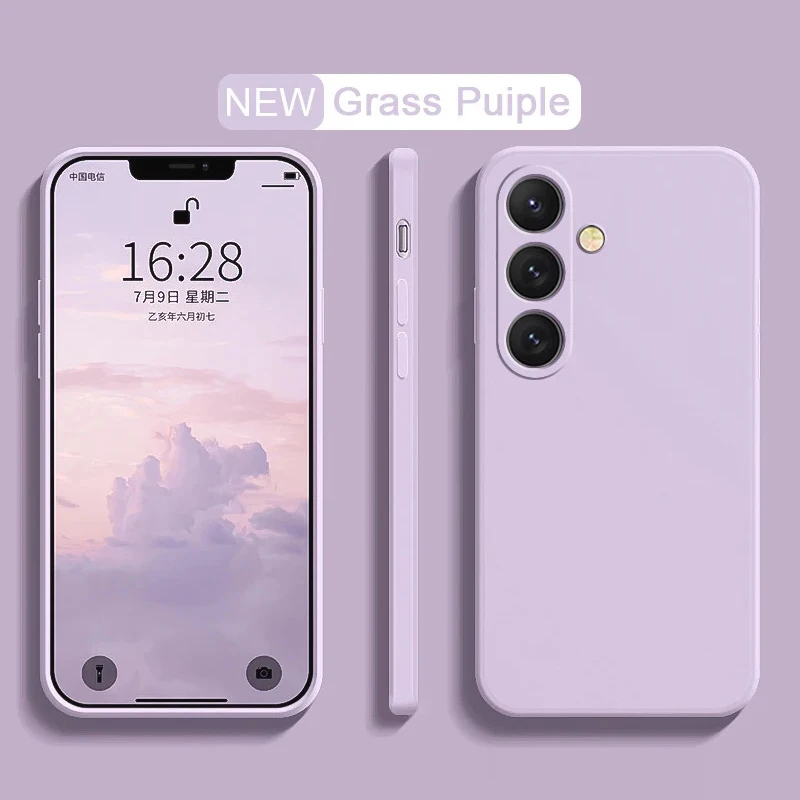 Premium Soft Silicone Protective Phone Case - Durable Thick Solid Cover