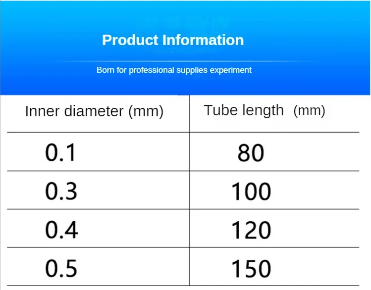 Labor 0,1mm bis 2,2mm Glasspott ier kapillar pipette mit einer Länge von 80mm bis 200mm von 160 bis 1000 teile/schachtel – Detail 5
