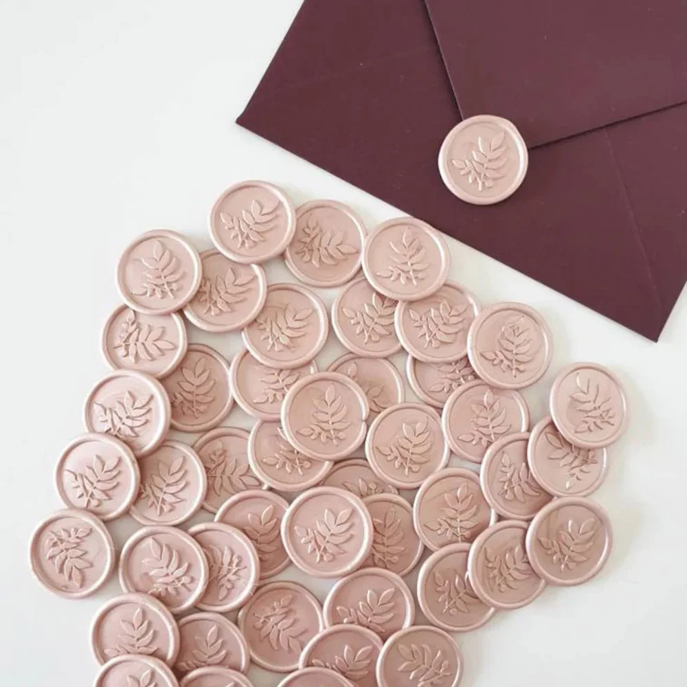Description Picture 6 of item100pcs Colorful Metallic Golden Sealing Wax Stamp Macaroon Wax Beads DIY Gift Envelope Wedding Invitation Ancient Scrapbooking
