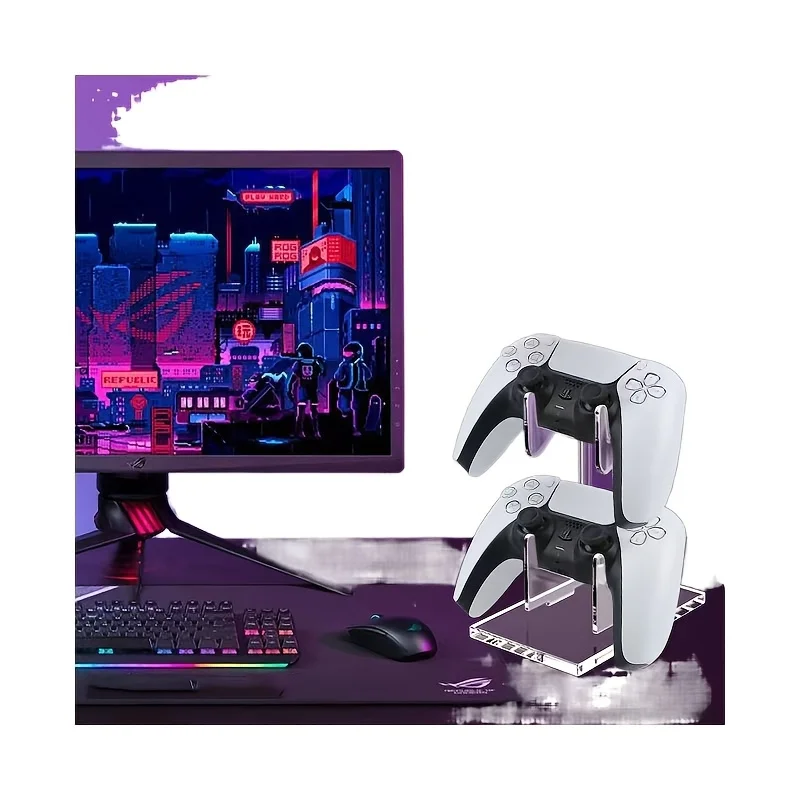 حامل سماعة الرأس ووحدة التحكم، عالمي لجهاز PS5/PS4...