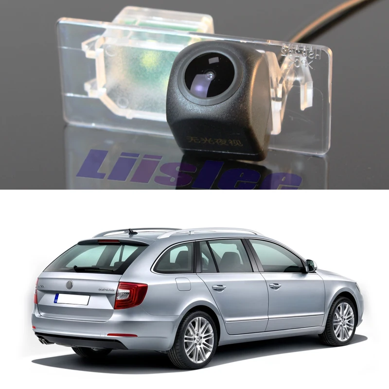 Per Skoda Superb Derivator 2013 ~ 2016 Telecamera Posteriore Per Auto Retromarcia Cam Night View Ahd Ccd Waterproof 1080 720 Back