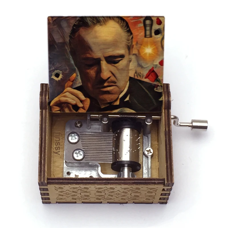 speak softly love Godfather music theme music box Caixa De Musica Musical Box Christmas Gift Drop Shopping large stock 4
