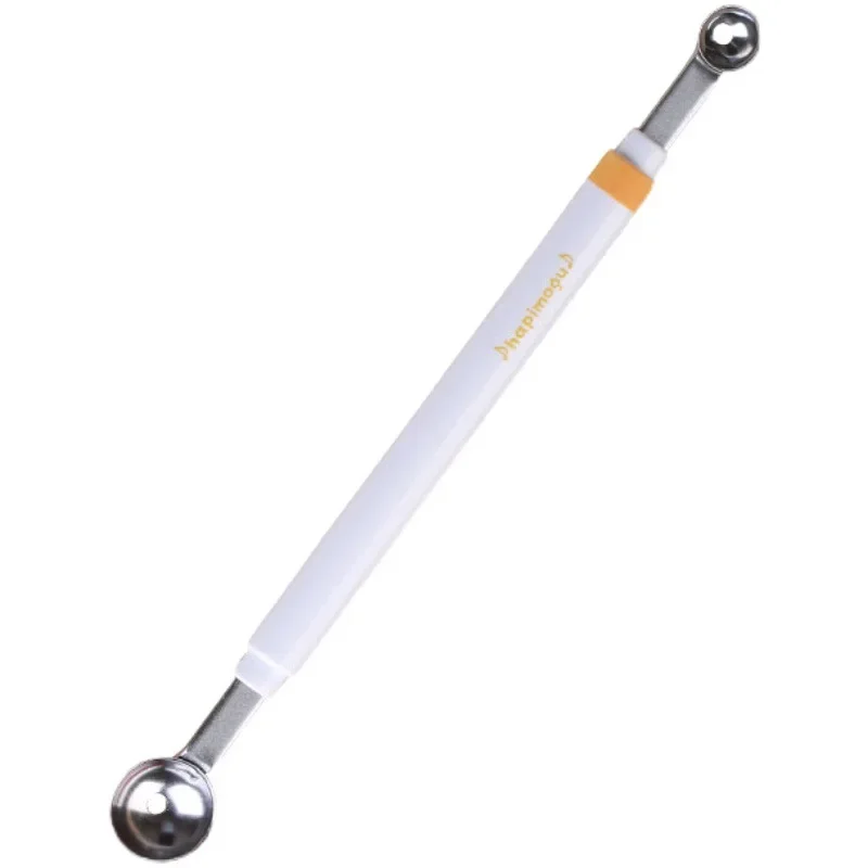 Mini Apple Ball Digger Double-end Melon Scoop Ice Cream Dig Cooking Tool Kitchen DIY Accessories melon scoop,melon baller