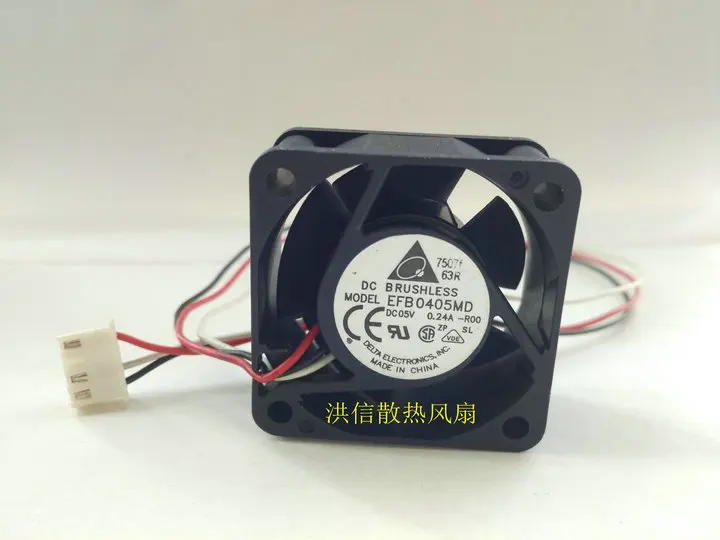 

Бесплатная доставка Delta 4020 EFB0405MD - ROO DC5V 0.24A коммутационный Вентилятор охлаждения сервера