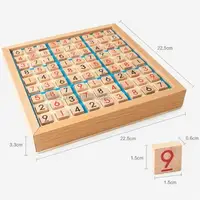 Kids Sudoku Chess Crosswords International Checkers Folding Game Table Toy Gift Learning & Education Puzzle Toy 2