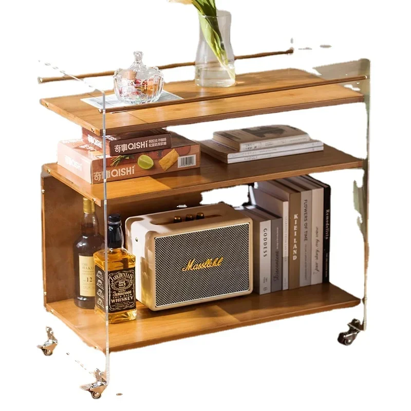 &Icirc;les de cuisine Kitchen Islands Serving Groceries Outdoor Nordic Candy Tea Trolley Living Room Wagen Mit Rollen Home Furniture