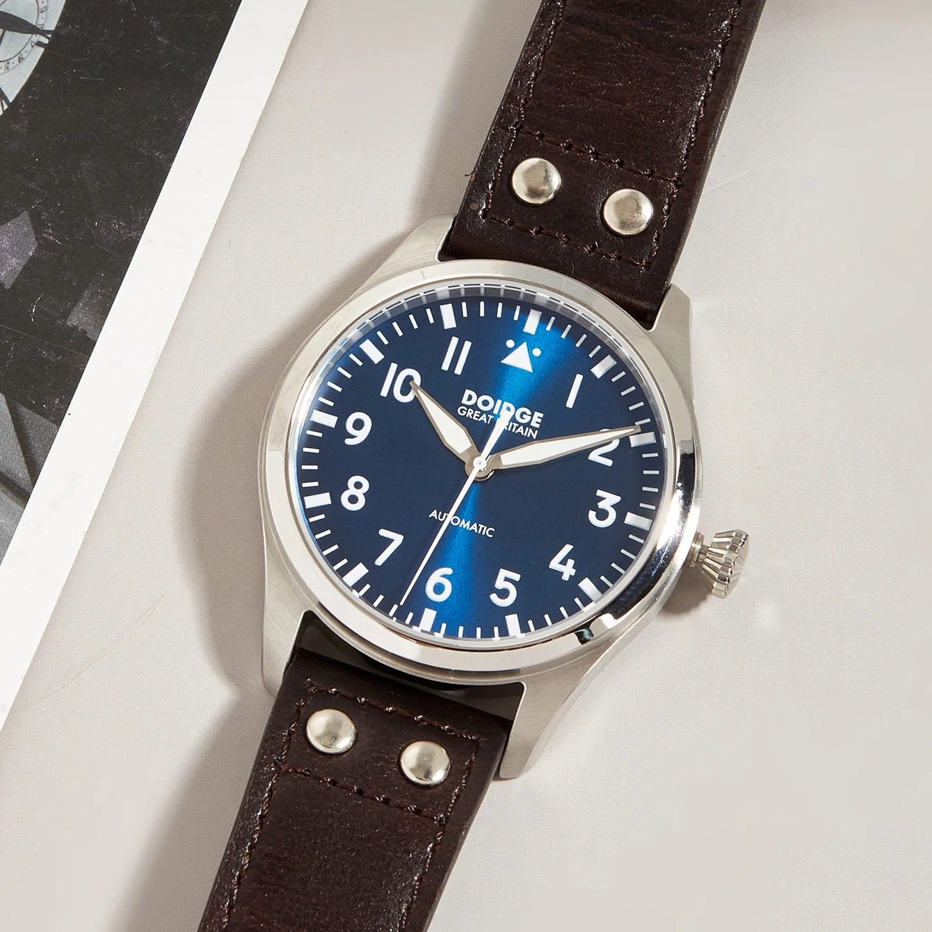 Big Pilot Parnis Flieger Hand Wound Pilot Watch Flieger Pilot - Main Image