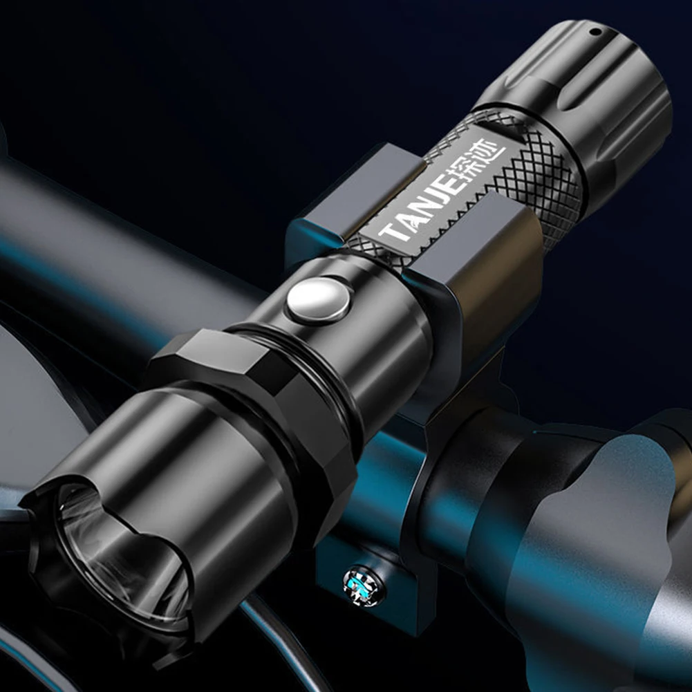 Waterproof LED Camping Flashlight USB Rechargeable for Hiking