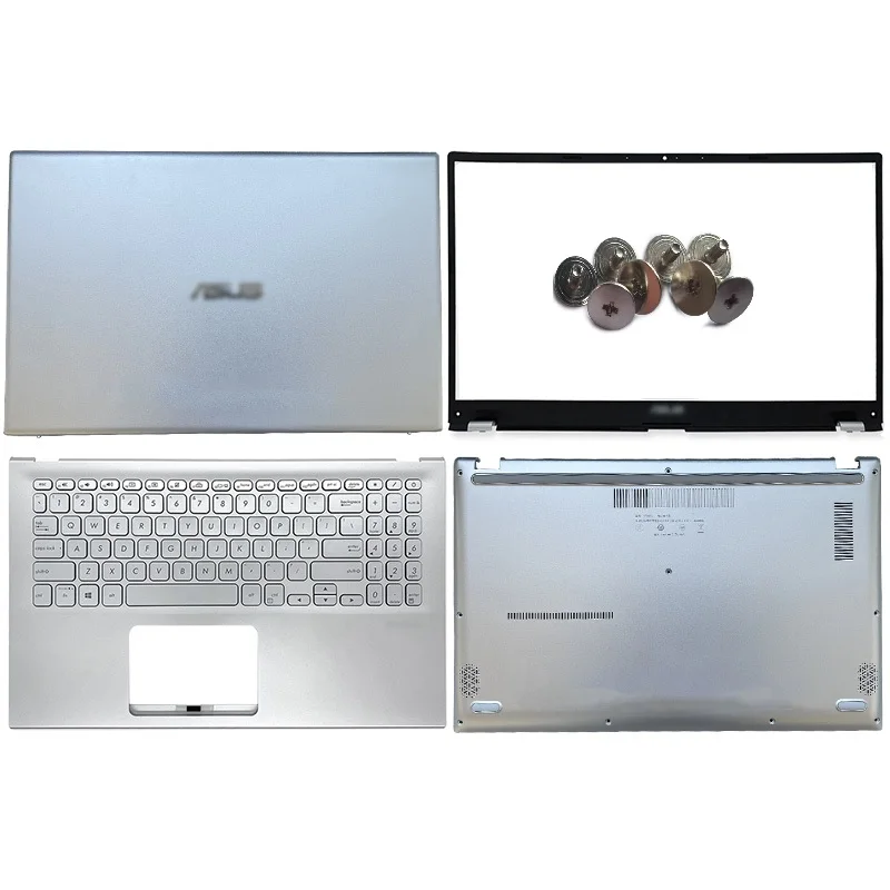 

Новинка, чехол для ноутбука ASUS Vivobook X512 X512F F512 V5000F 15,6 дюйма, задняя крышка ЖК-дисплея, передняя панель, Упор для рук, Нижняя крышка