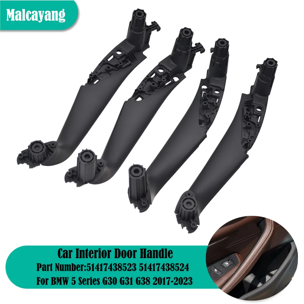 

Левая и правая внутренняя дверная ручка автомобиля, внутренняя отделка панели 51417438523 51417438524, авто для BMW 5 серии G30 G31 G38 2017-2023