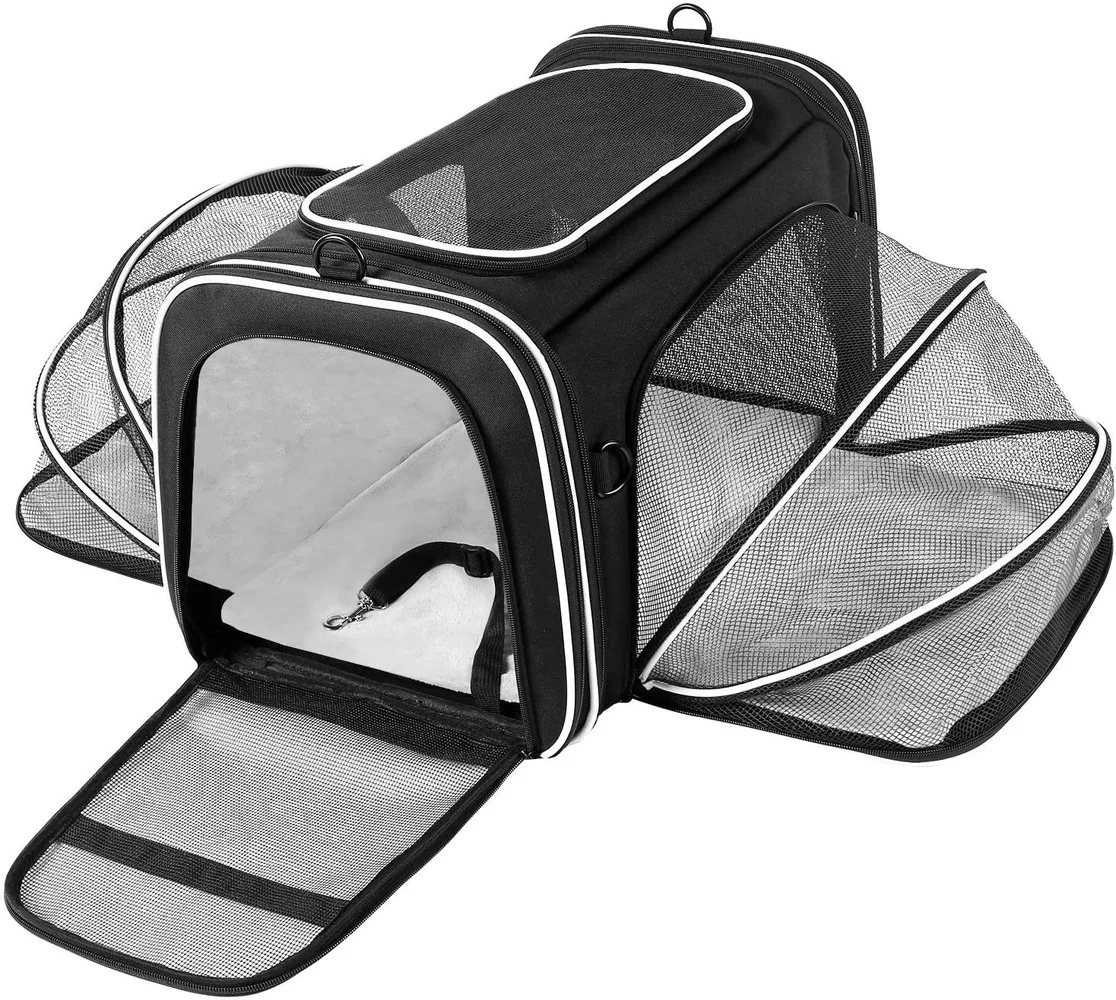 Portable Cat Carrier Travel Bag Airline Approved Pet Messenger