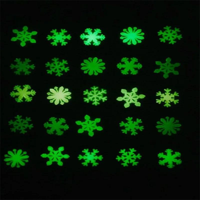 Wall Stickers 100PCS Colorful Luminous Snowflake Wall Stickers Glow in Dark Decal for Kids Baby Rooms Bedroom Christmas Home Decoration
