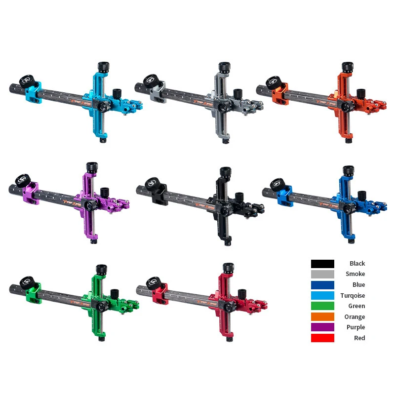 TP8810 Compound Bow Sight Carbon Fiber Bracket L/R Hand Fast Adjustable Detachable Archery Shooting Hunting Competitive Sights