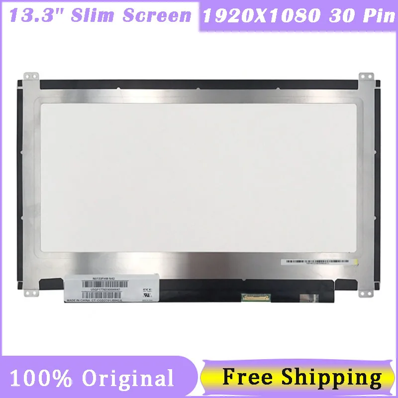 133-inch-slim-30-pin-laptop-screen-nv133fhm-n42-n46-lp133wf2-spl1-spl3-spl6-spl8-b133han044-b133han061-1920x1080-fhd-ips