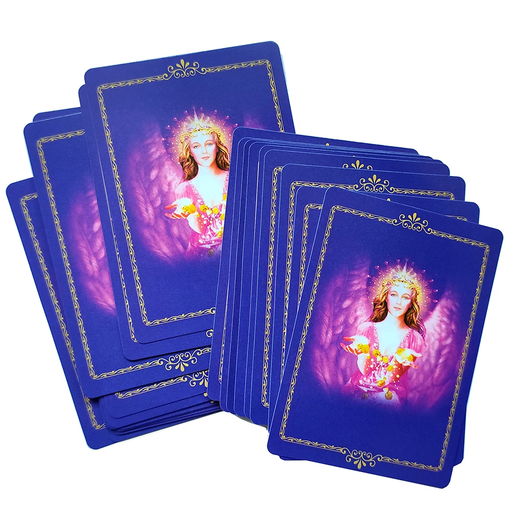 Spanish Version Daily Guidance From Your Angels Oracle 44 Cards Deck 10.4*7.4cm  Fate Divination Tarot Board Playing Game 6