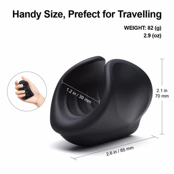 HESEKS 10 Modes Cock Ring Vibrator Male Lock Delay Ejaculation Massager Pocket Pussy Penis Rings Sex Toys For Men 5