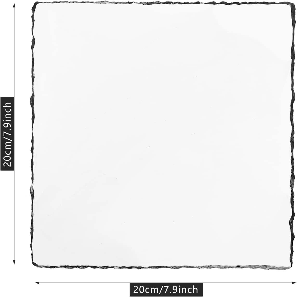 1pc Sublimation Blank Slate Rock Picture Frame with Stand DIY Memorial Frame for Heat Transfer 4 Shapes