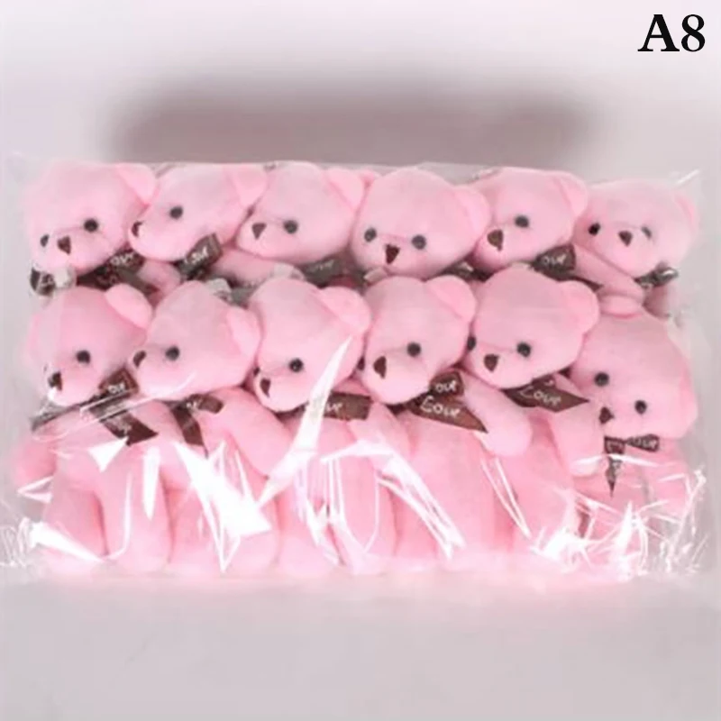 

Bear Plush Toy Doll Soft Stuffed Bear Plush Toys Mini Teddy Bear Dolls Toy Small Gift for Party Wedding Keychain Bag Pendant