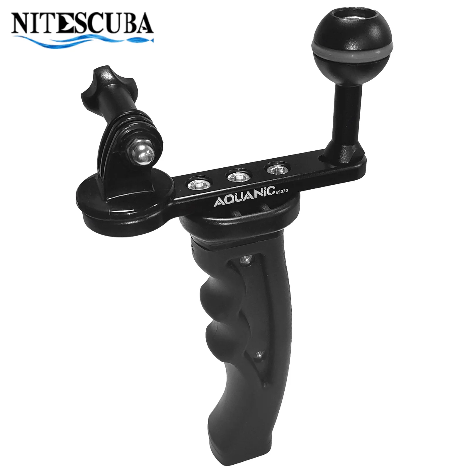 Aquanic Handheld Single ball head stand dive light stand Gopro accessories insta360 Ace pro Camera waterproof housing stand light stand photographic light stand photo tripod