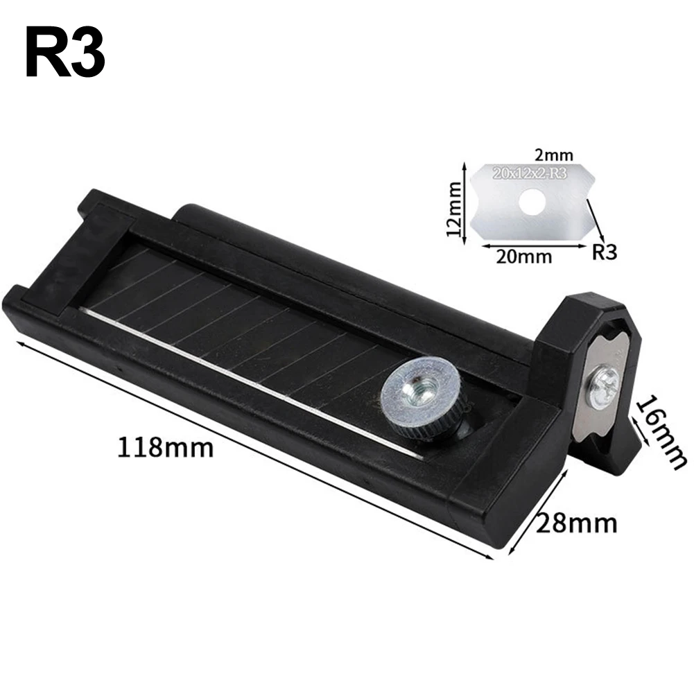Woodworking Blade Edge Corner Planer Manual Planer Wood Chamfering Fillet Scraper Board Deburring Tool Edge Banding Arc Trimmer