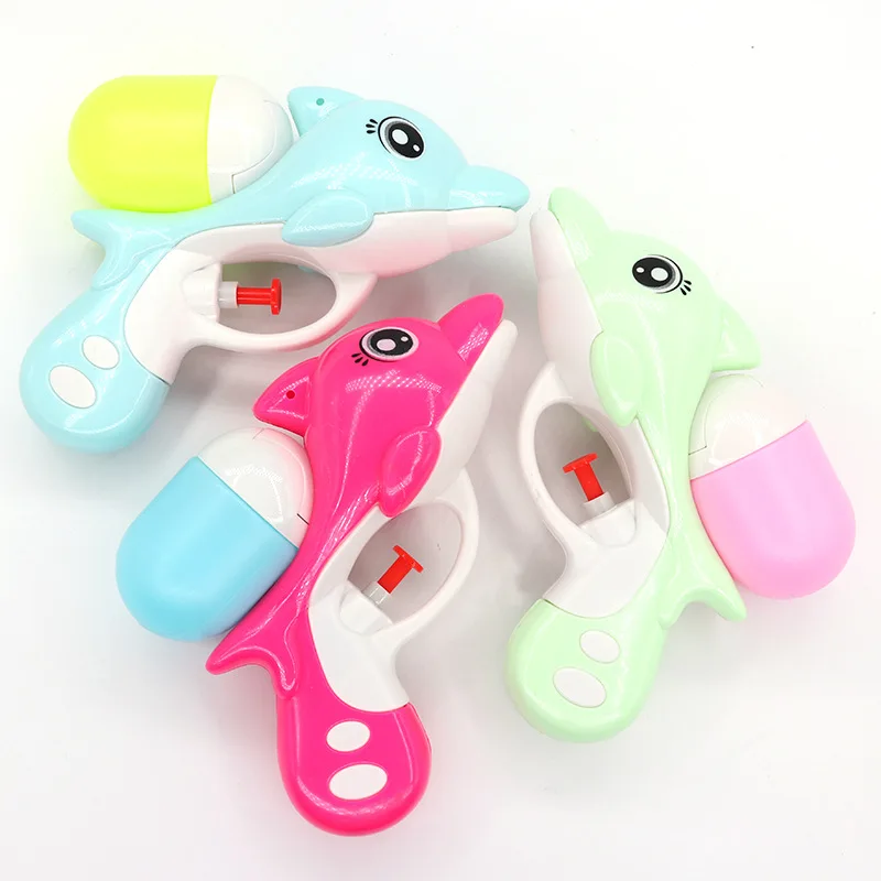 Cartoon Dolphin Space Water Gun Blasting Toy Super High Pressure For Summer Play Water Pool Kids Boys Favors Gift Rafting Toys 4