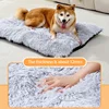 2025 Dog Bed Pet Warm Sleeping Mat Pet Bed Soft Plush Pet Blanket Bed Dog Anti-Slip Pet Bed Mat Cat Fluffy Comfy Large Dogs Bed 2