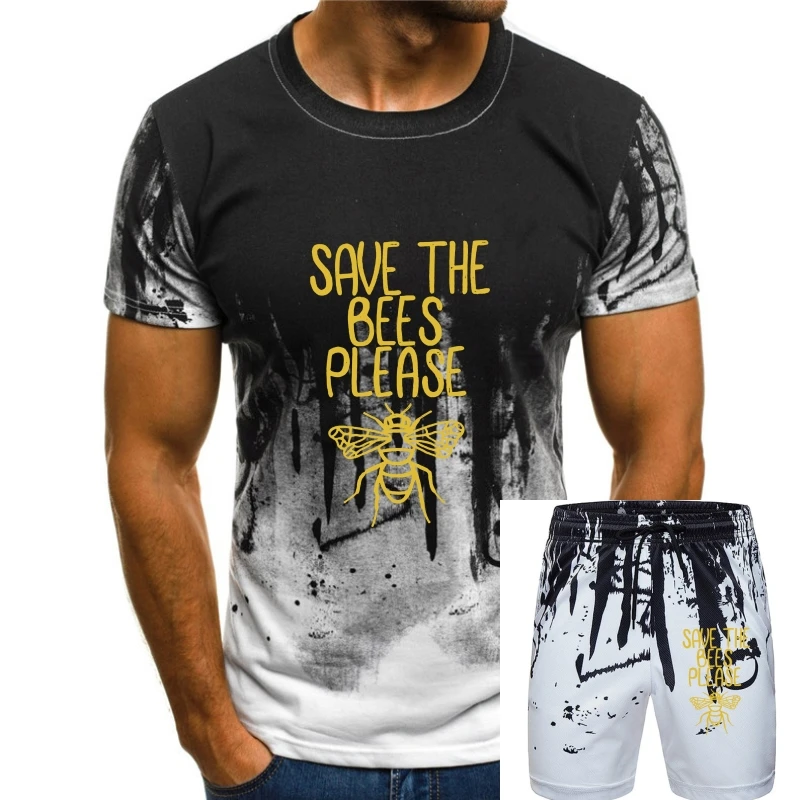 

Men tshirt Save The Bee Please Beekeeping Honey Bee Classic T Shirt women T-Shirt tees top