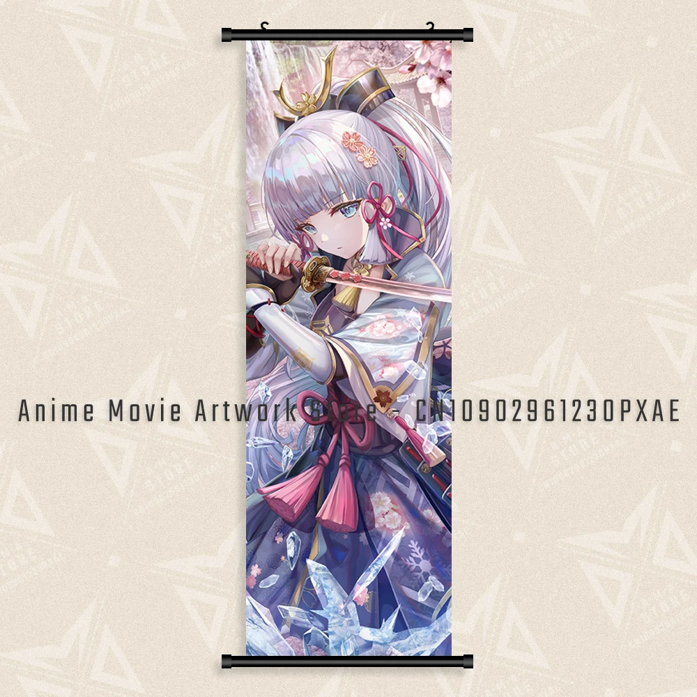 Anime-Inspired Kawaii Wall Art Canvas - Arlecchino Home Decor Poster