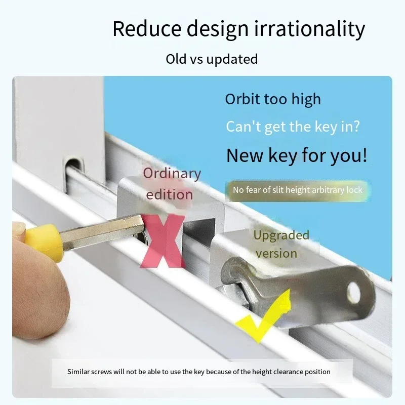 Porte E Finestre In Lega Di Alluminio Fibbia Di Sicurezza Per Bambini Push-Pull Fissa Limitatore Antifurto Per Finestre
