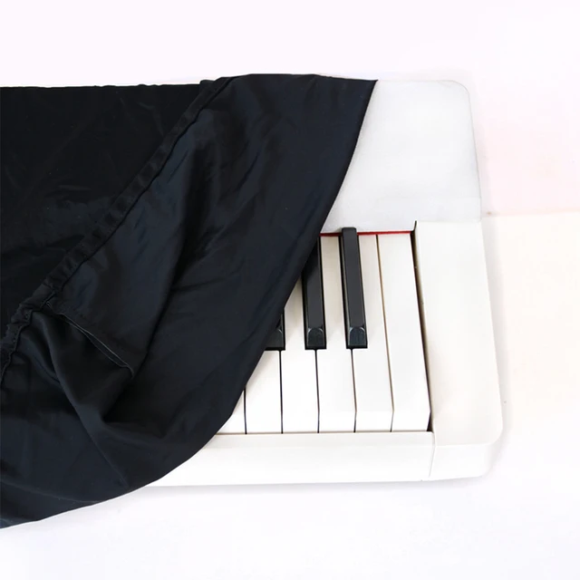 BLACK 61 KEYS)PIANO Keyboard Dust Cover Waterproof Full Coverage