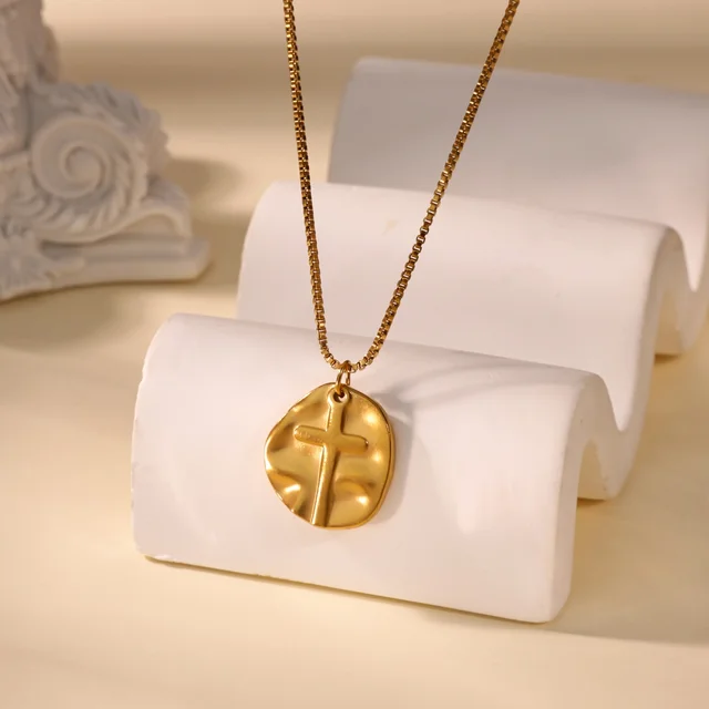 Collier géométrique en acier inoxydable pour femmes, pendentif tournesol, chaîne de clavicule, accessoires de bijoux esthétiques