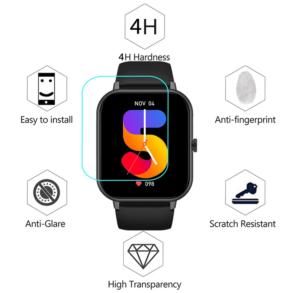 Zeblaze Btalk Lite SmartWatch ȭ ȣ TPU  ʸ, HD  ȣ ʸ,  ð Ŀ, 3 