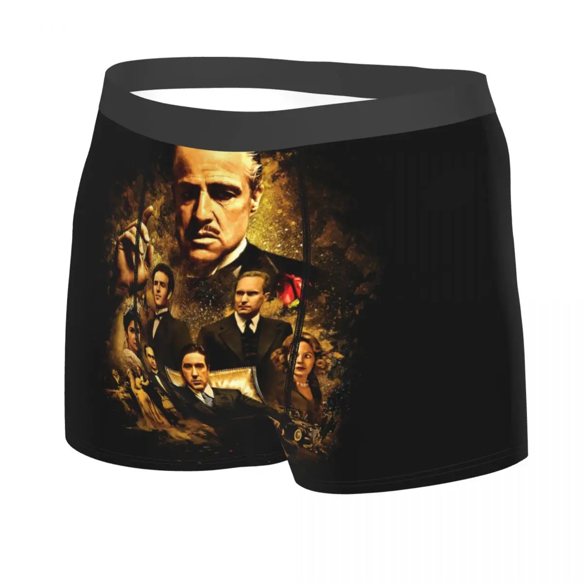 Custom The Godfather Boxer Shorts For Homme 3D Print Male Gangster Movie Underwear Panties Briefs Breathbale Underpants 2