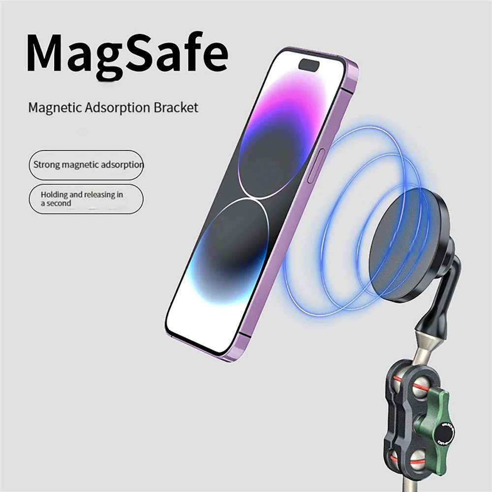 

Car Mobile Phone Holder Mount Magnetic Suction Windshield Twist-Lock Composite Suction Cup Base Universal