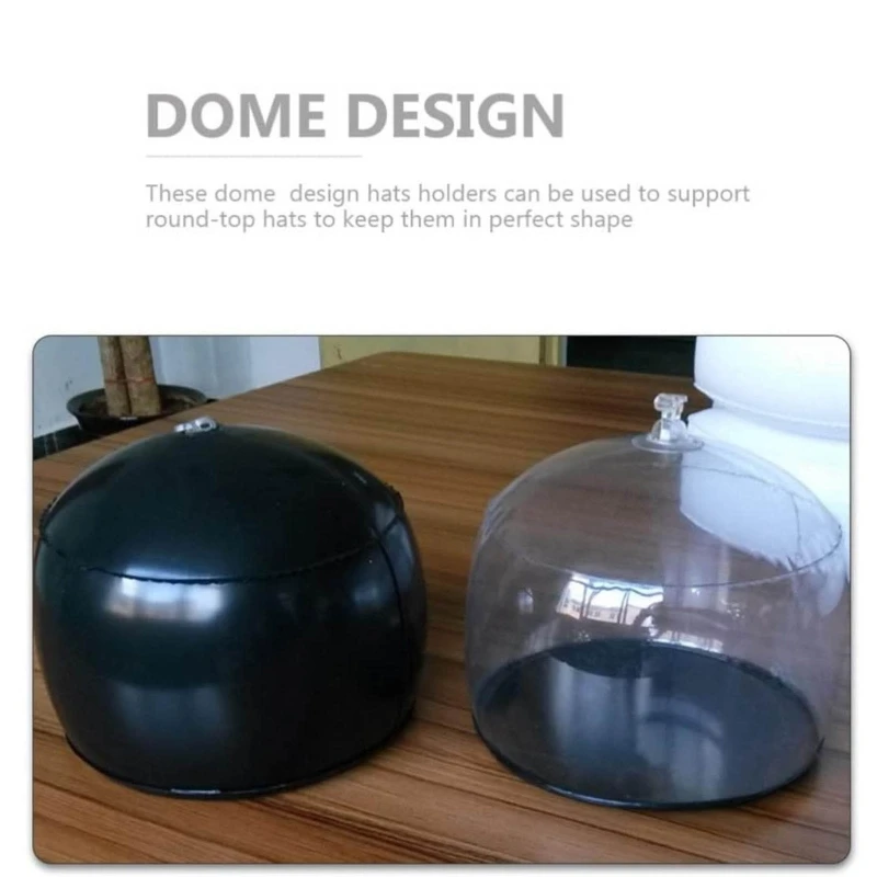 50pcs Inflatable Hat Display Bags - Air Pillow Shapers For Shipping & Storage, Prevent Crushing (9.8" Round)