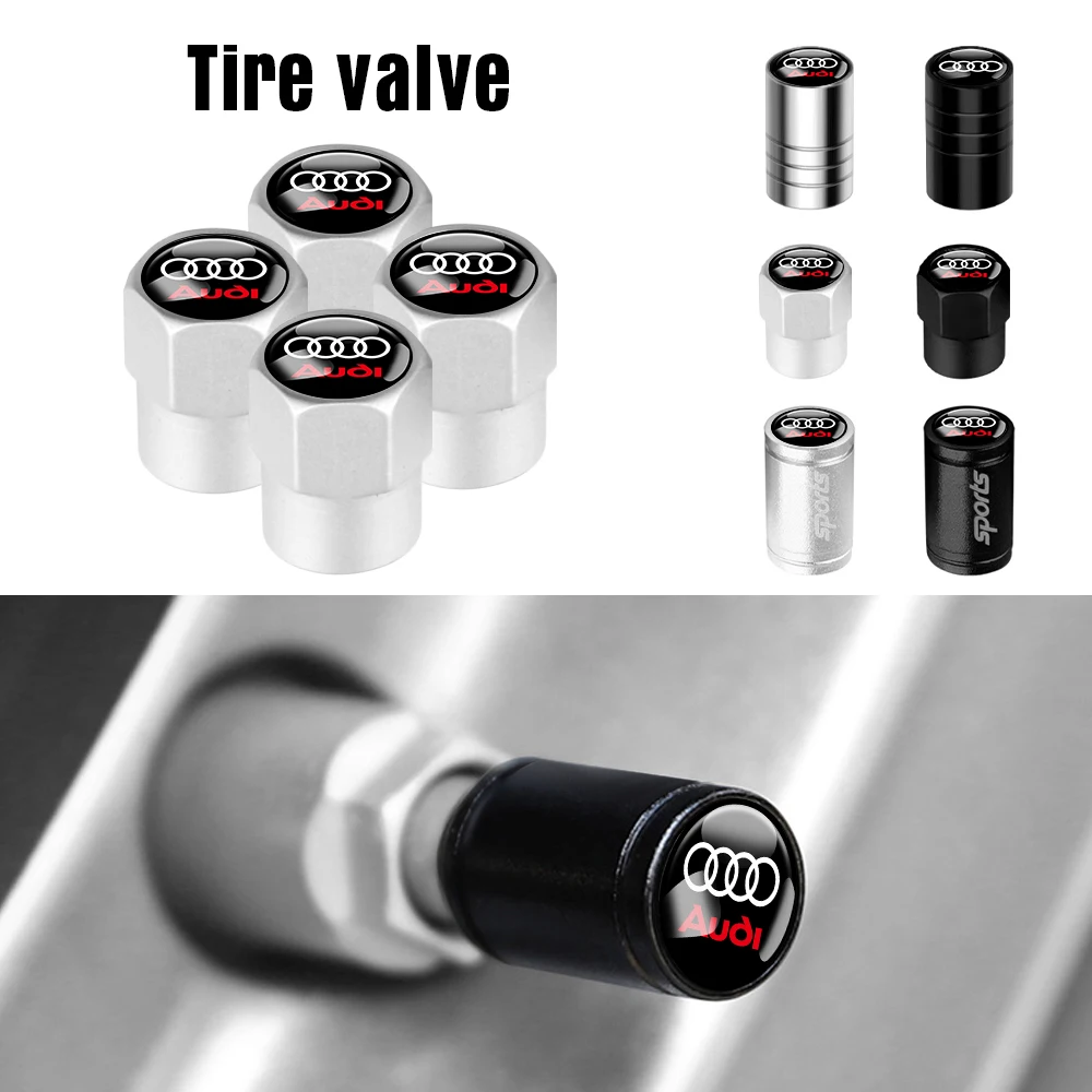 Auto-Radventilkappen Reifenfelgen-Mittelabdeckungen für OOOO Audi RS S SLINE A1 A3 B5 B7 B8 A5 A6 C6 C7 Q5 Q7 A7 A8 RS RS3 RS4 – Detail 11