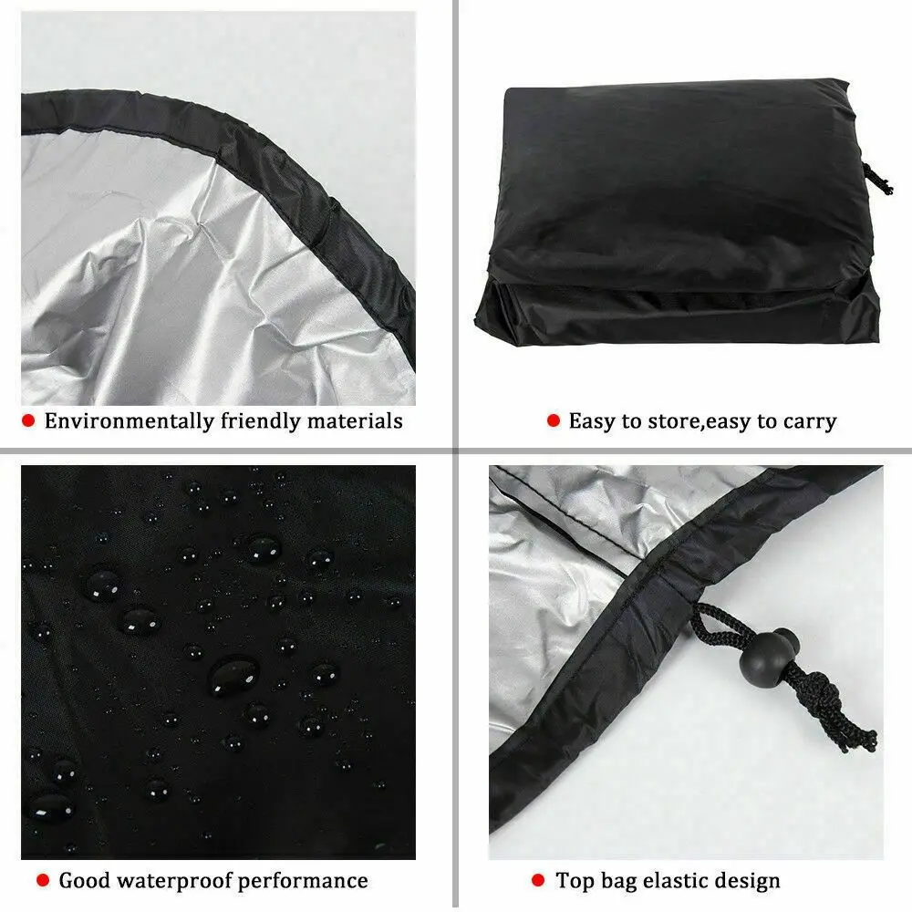 Rain Water Resistant Wind Proof Outdoor Waterproof Dust Proof Rain Protector Furnace Stove Cover BBQ Accessories Chiminea Cover