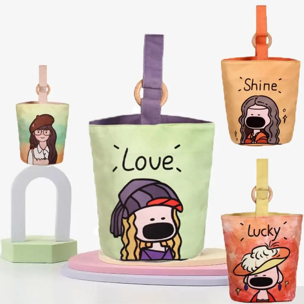 

Новая портативная вместительная сумка-мешок с мультяшным принтом