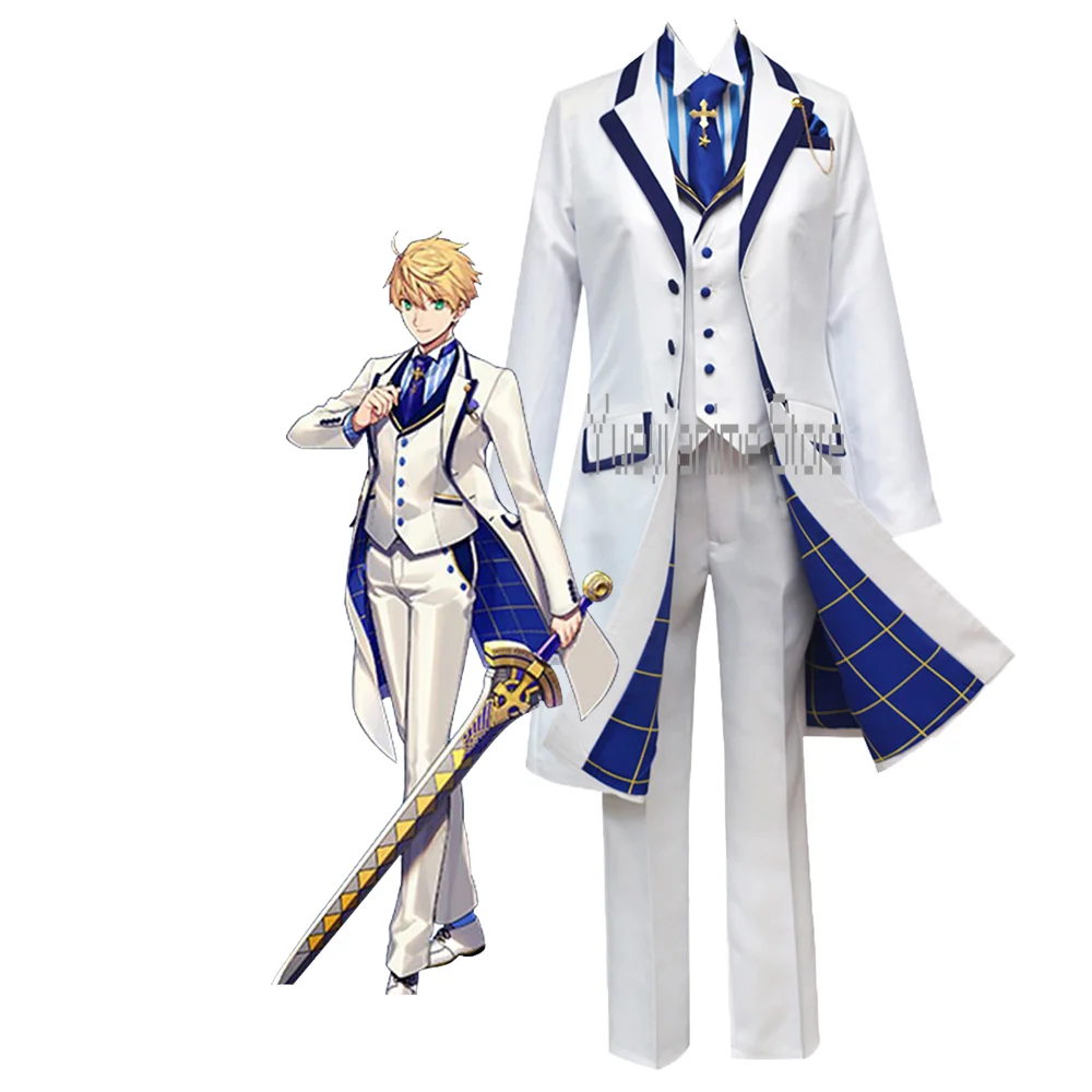 

Fate/Grand Order Saber Arthur Pendragon Uniform Cosplay Costume Custom Made Any Size