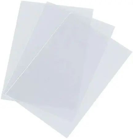 100PCS Cellophane Bags Clear Plastic Cello Bags 4x6 with 4" Twist Ties 5 Mix Colors - 1.4 mils Thick OPP Storage (4'' x 6'')