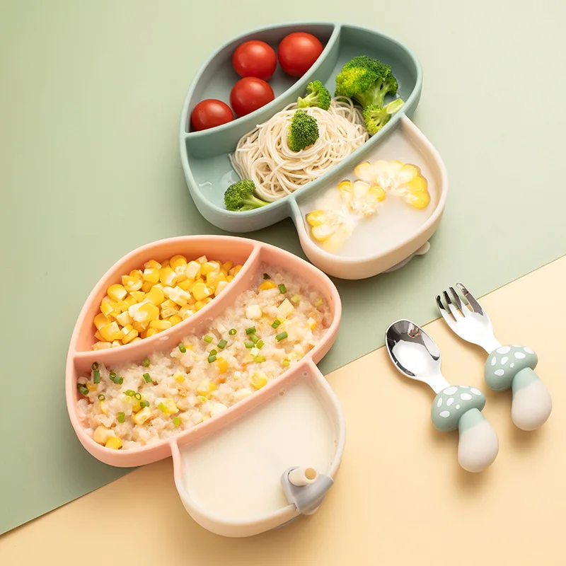 Sweet Baby Baby Dinner Plate Sucker Bowl Complementary Food Bowl Meal  Separation Tableware Cartoon Anti-fall Silicone Baby Tableware - Baby &  Maternity - Temu