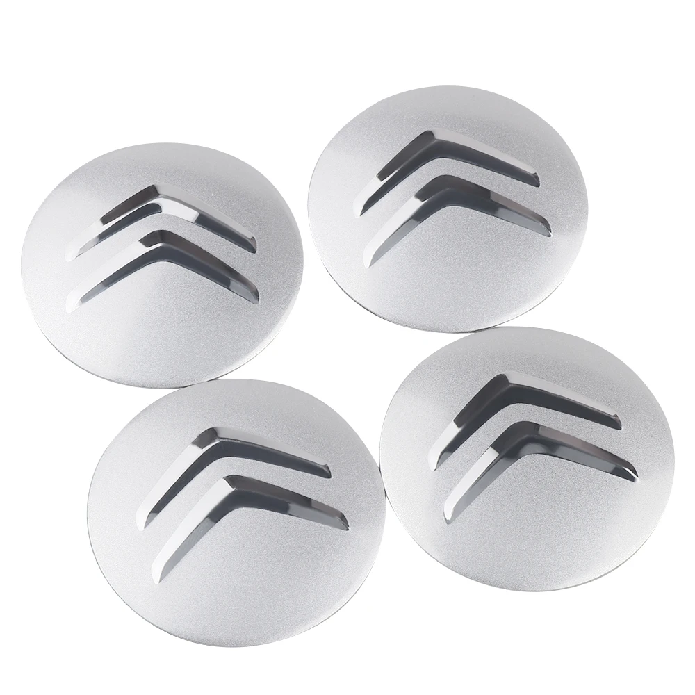 Sleek Car Wheel Center Cover Stickers - Auto Hub Cap Decoration Accessories