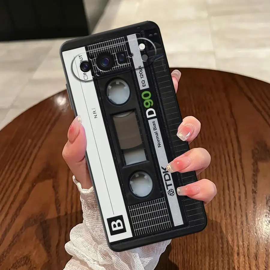 Retro Cassette Music Design Soft Shell Case