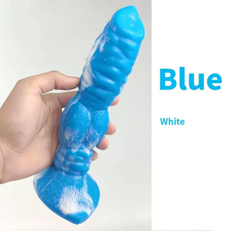 FAAK Silicone Squirt Dog knot Dildo Ejaculation Penis With Sucker Multi Color Female Masturbator Spray Water Sex Toys For Men